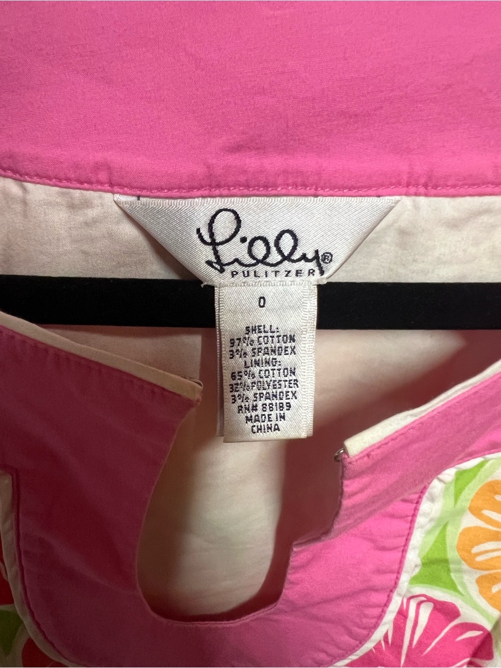 Lilly Pulitzer Pink Multi Floral Keyhole Tank - Picture 6 of 6